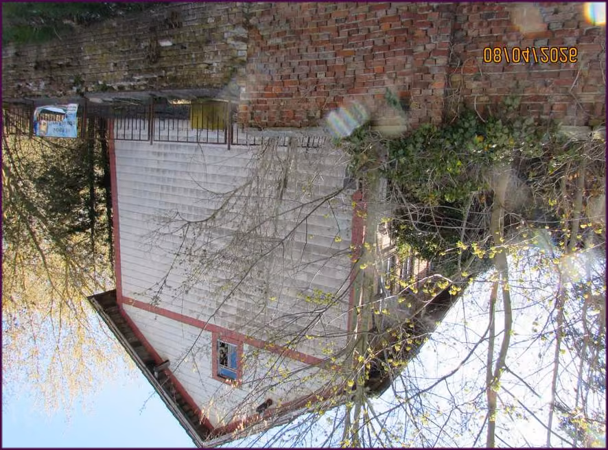 Zwangsversteigerung Einfamilienhaus in Gemeinde Am Großen Bruch, Neuwegersleben – Der verfallene, historische Eingangsbereich des Wohnhauses.