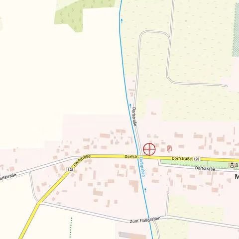 Zwangsversteigerung Einfamilienhaus in Meiersberg – Stadtkarte und Lageplan des Ortes Meiersberg mit Kennzeichnung des Objekts.