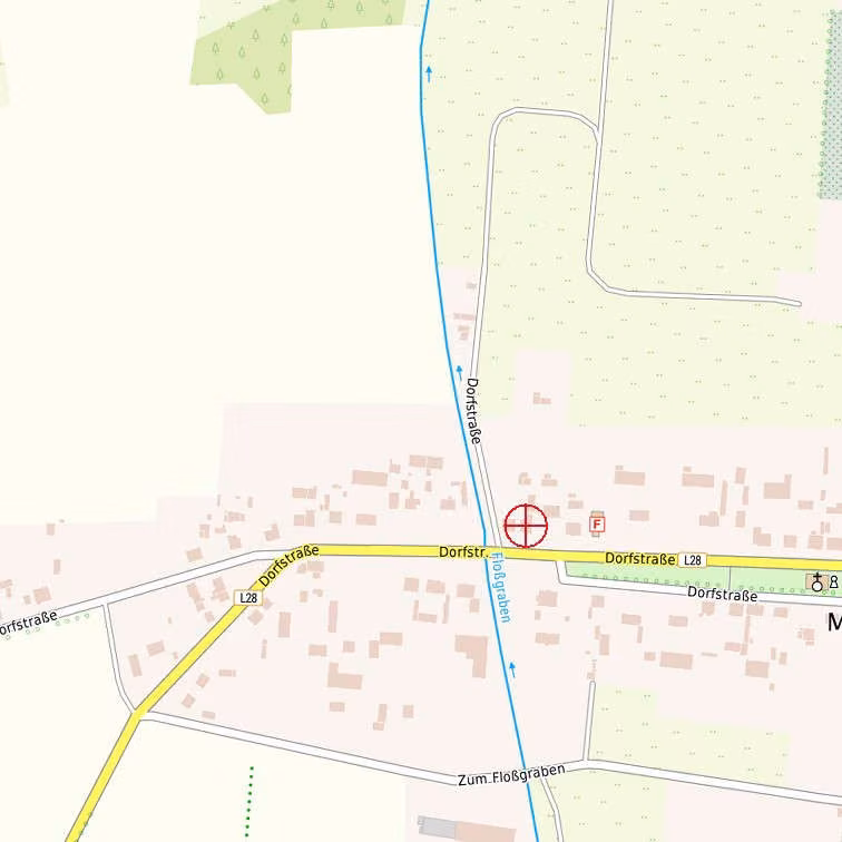Zwangsversteigerung Einfamilienhaus in Meiersberg – Stadtkarte und Lageplan des Ortes Meiersberg mit Kennzeichnung des Objekts.