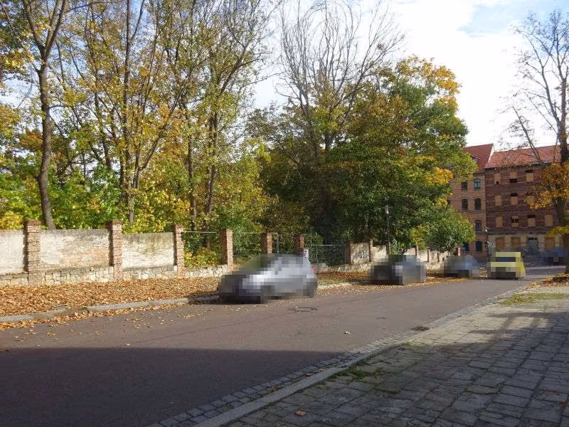 Zwangsversteigerung Grundstück in Weißenfels – Grundstück aus südlicher Richtung von der Naumburger Straße aus