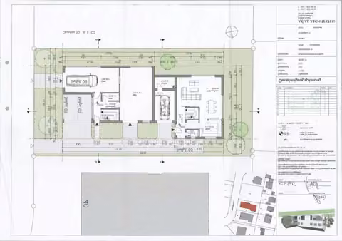 Zwangsversteigerung Büro in Mainz-Kostheim, Kostheim – Genehmigter Grundriss Erdgeschoss.