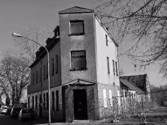 Zwangsversteigerung Wohn-/Geschäftshaus in Essen, Katernberg – Eckansicht des Wohn- und Geschäftshauses Gelsenkirchener Straße 308.