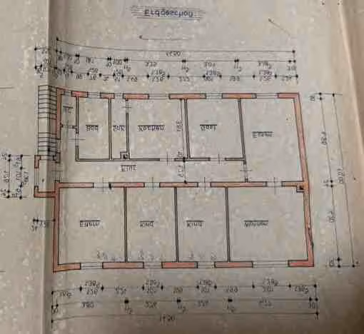 Zwangsversteigerung Einfamilienhaus in Schrecksbach, Röllshausen – Bauzeichnung Grundriss Erdgeschoss von Haus Nr. 4.