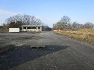 Zwangsversteigerung in Surwold – Übersicht der ca. 4.200 m² großen befestigten Siloplatte.