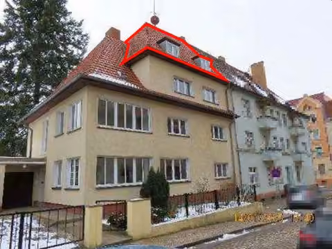 Zwangsversteigerung Eigentumswohnung in Eberswalde – Katasterkarte mit Darstellung der Flurstücke 206 und 207.