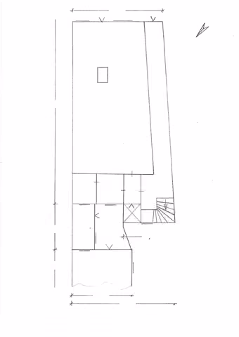 Zwangsversteigerung Wohn-/Geschäftshaus in Themar – Systemskizze Grundriss Erdgeschoss