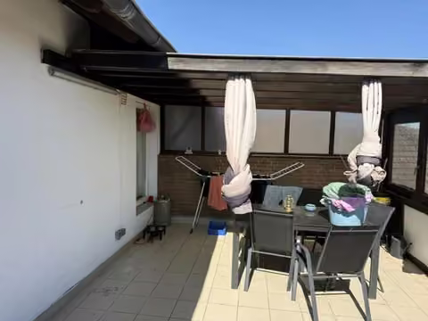 Zwangsversteigerung Wohn-/Geschäftshaus in Borken – Balkon und Dachterrasse im Obergeschoss