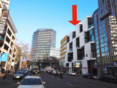 Zwangsversteigerung Eigentumswohnung in Berlin, Schöneberg – Straßenansicht des Mehrfamilienhauses Nürnberger Straße 68, 69.
