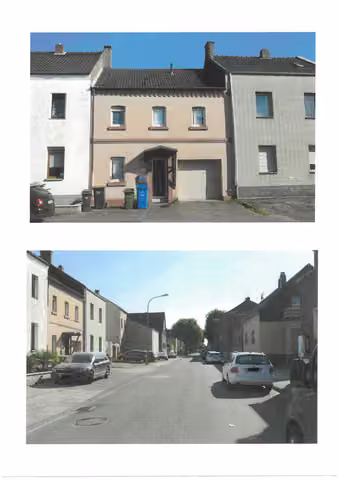 Zwangsversteigerung Reihenhaus in Düren, Arnoldsweiler – Straßenansicht der Cormeillesstraße mit umgebender Wohnbebauung.