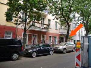 Zwangsversteigerung Eigentumswohnung in Berlin, Friedrichshain – Gebäudedurchfahrt vom Straßenraum in den Innenhof.