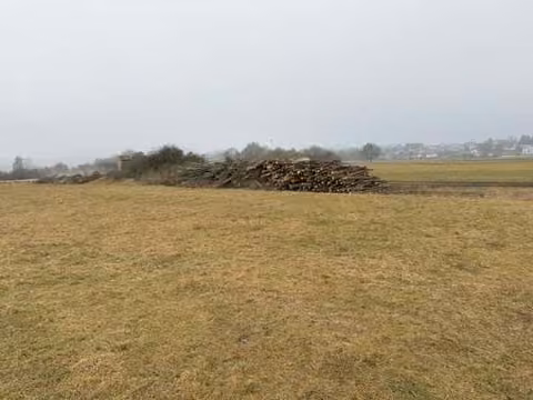 Zwangsversteigerung in Schernfeld – Blick über die bewerteten Grünlandflächen Richtung Nordwesten