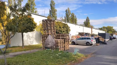 Zwangsversteigerung Grundstück in Berlin, Alt-Hohenschönhausen – Flurkarte und Übersicht der Baukörper auf dem Grundstück.