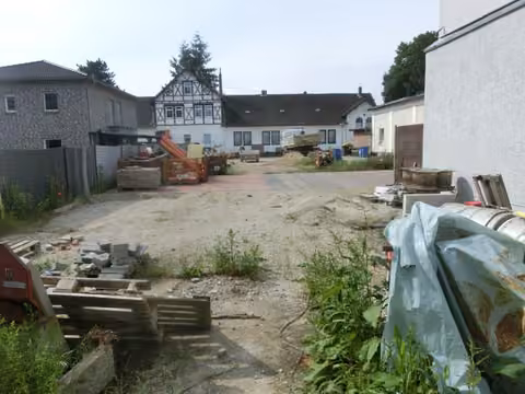 Zwangsversteigerung Grundstück in Salzgitter, Üfingen – Ansicht des Grundstücks Flurstück 34/76 von Norden in Richtung Bebauung.