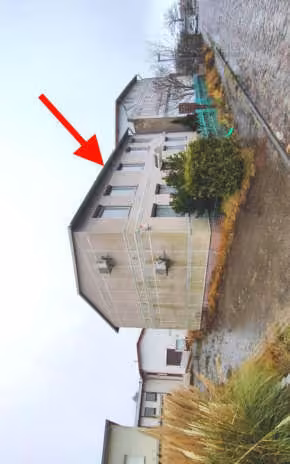 Zwangsversteigerung Gewerbe in Sassnitz – Straßenansichten des Wohnhauses Radvanstraße 2.